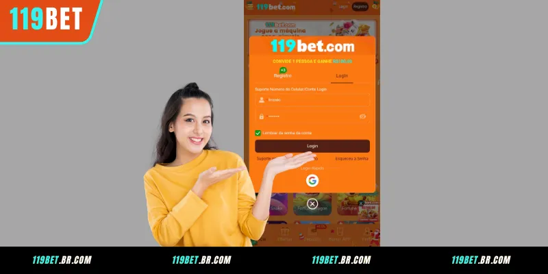 Guia Passo a Passo sobre Como Fazer o 119BET Entrar