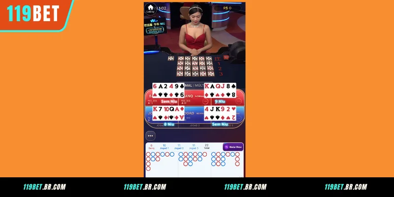 Introdução ao Jogo de Cartas Live Niu Niu 119BET